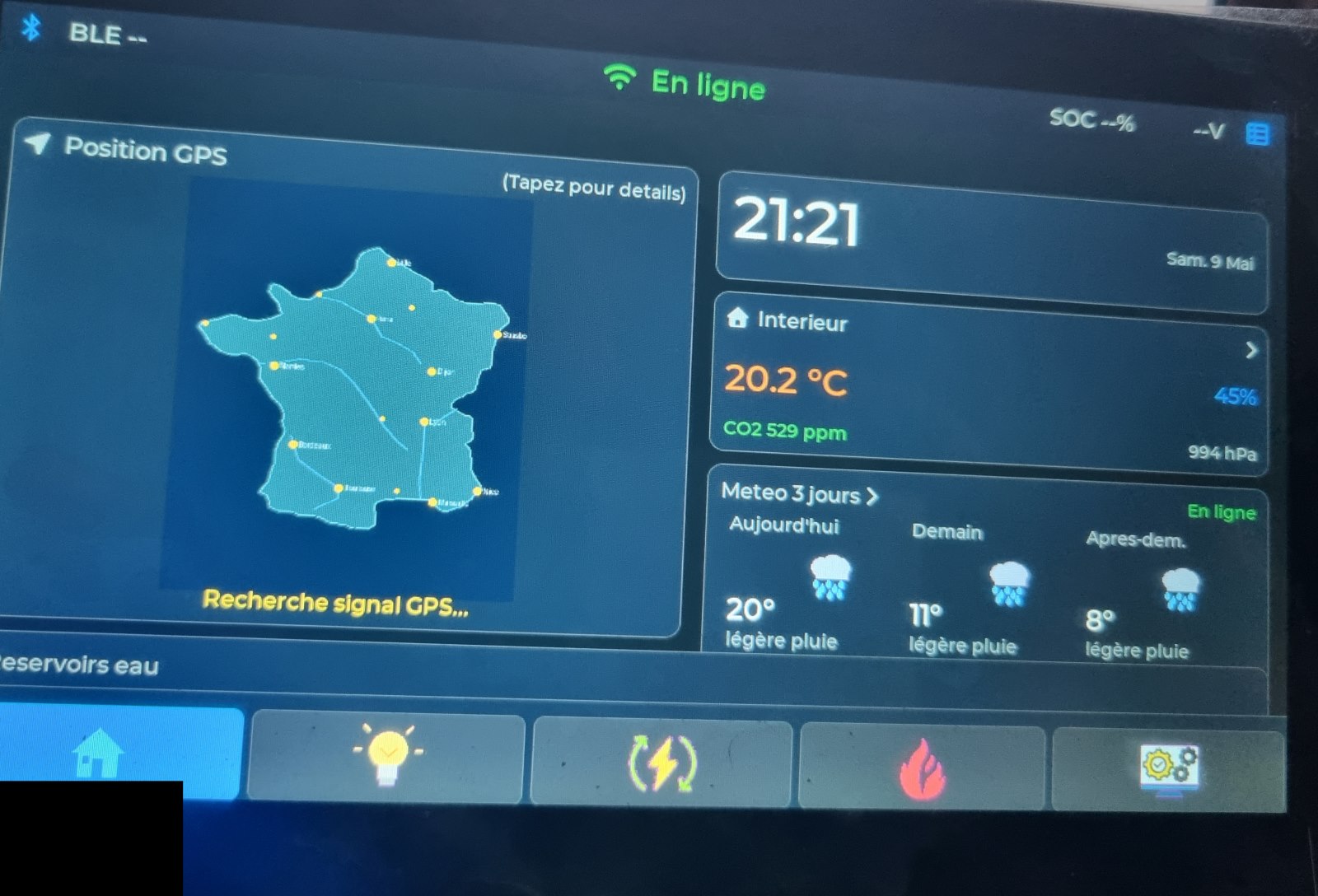 Van Dashboard